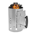 Iniciador de carbón tipo chimenea para asador kamui